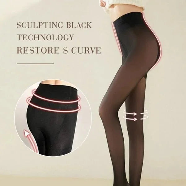 Lina™ - Stylische, warme Strumpfhose mit Plüschfutter