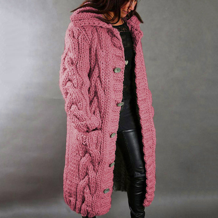 Europäische und amerikanische Damen Cardigan große Größe Pullover Mantel - Modefluss