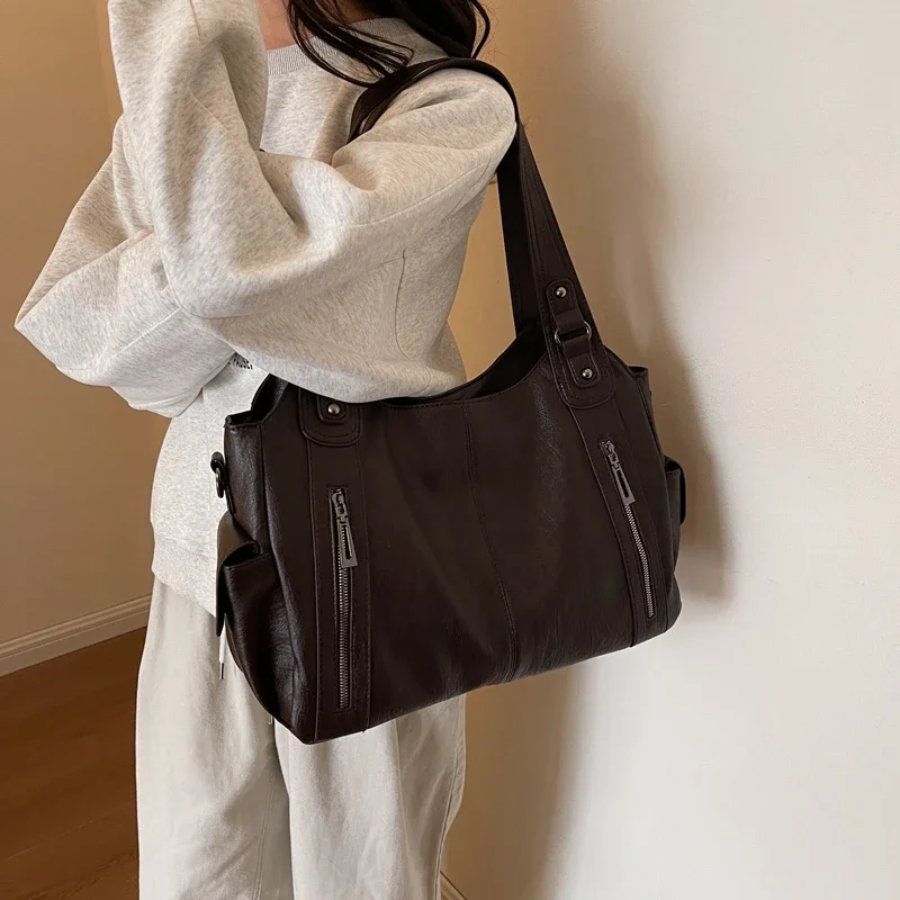 Frieda™ - Elegante Umhängetasche aus Leder