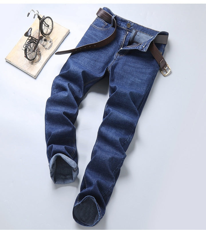 Autumn Thick Jeans Men's Loose Straight - Modefluss