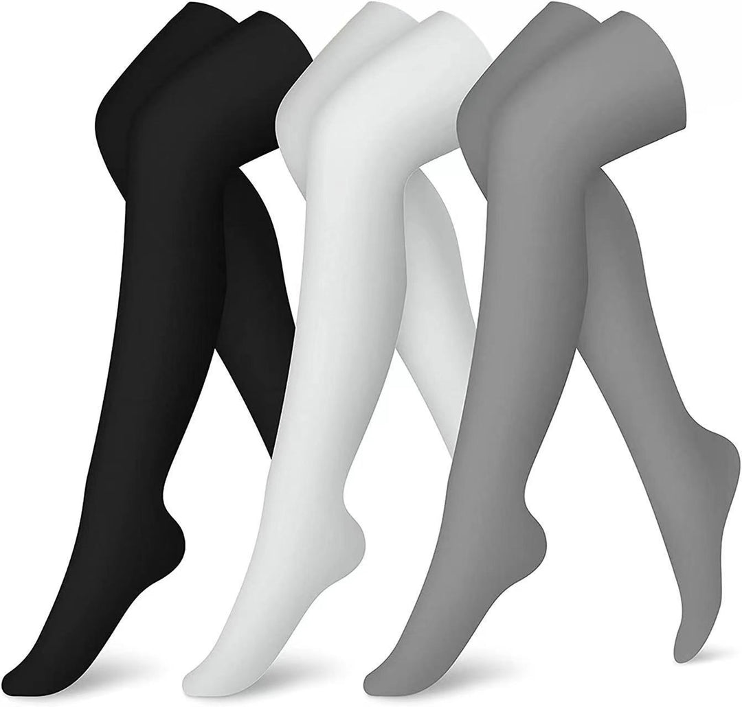 Pattern Gradient Leggings Lengthened Knee Socks - Modefluss