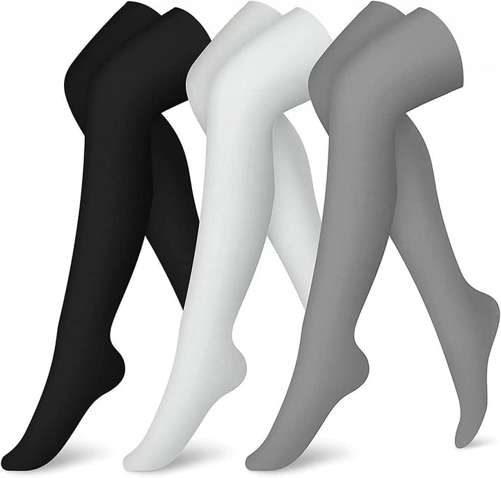 Pattern Gradient Leggings Lengthened Knee Socks - Modefluss