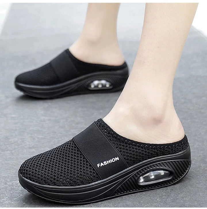 Emma - Chaussures de marche à enfiler avec coussin orthopédique