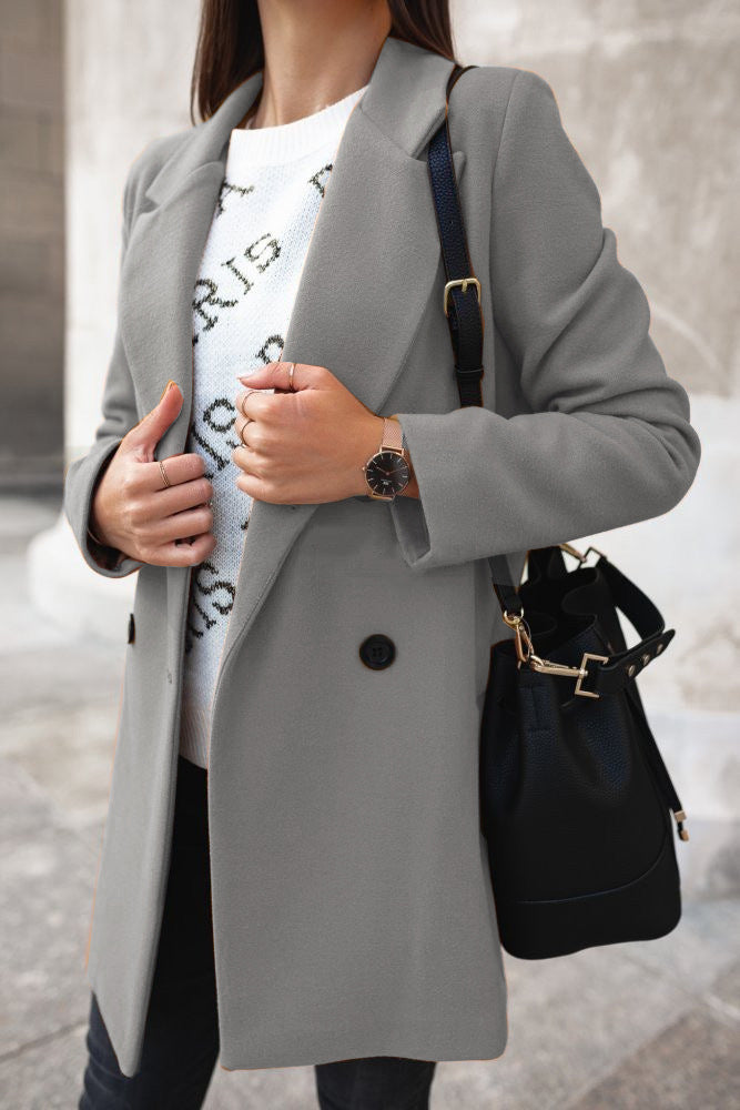 Luna™ - Manteau en laine stylé