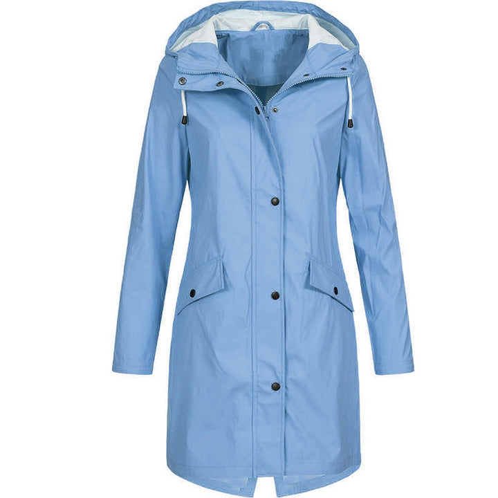Lena™  - Moderne, Lange, Wasserdichte Jacke