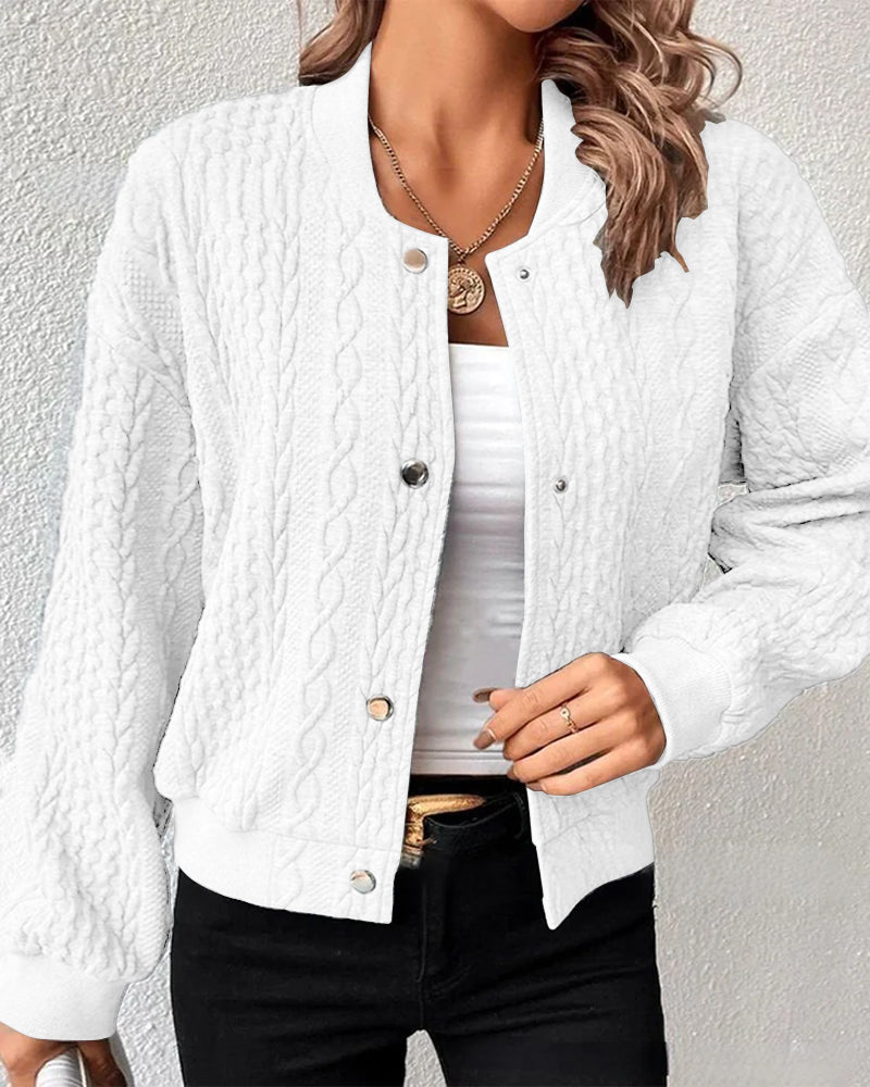 Erika™ - Bequeme Strickjacke mit handgefertigten Détails 