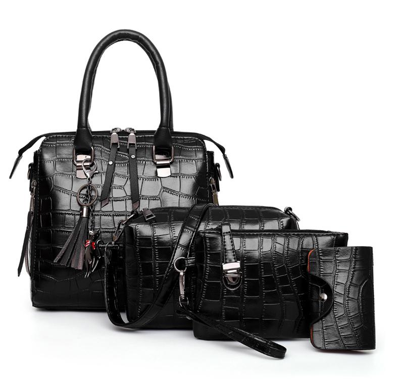 Harper™ - 4-teiliges modernes Ledertaschenset