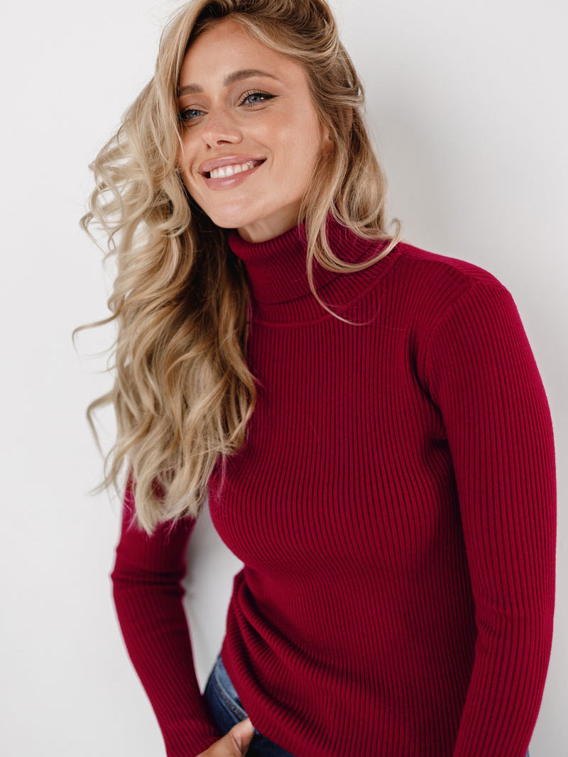 Turtleneck Sweaters Bottoming Shirt European And American - Modefluss