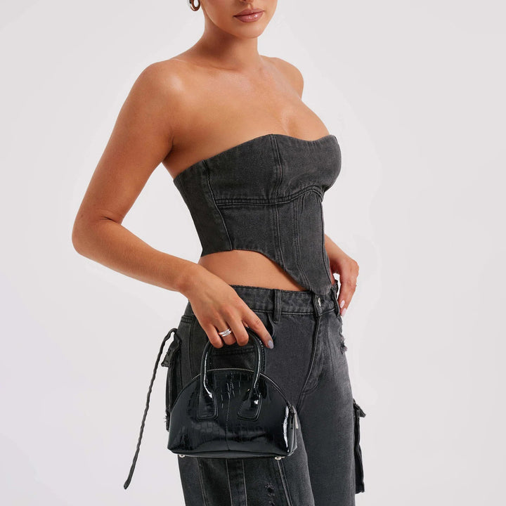 Drei dimensionale Taschen-Stitching-Jeans im amerikanischen Stil mit niedriger Taille - Modefluss