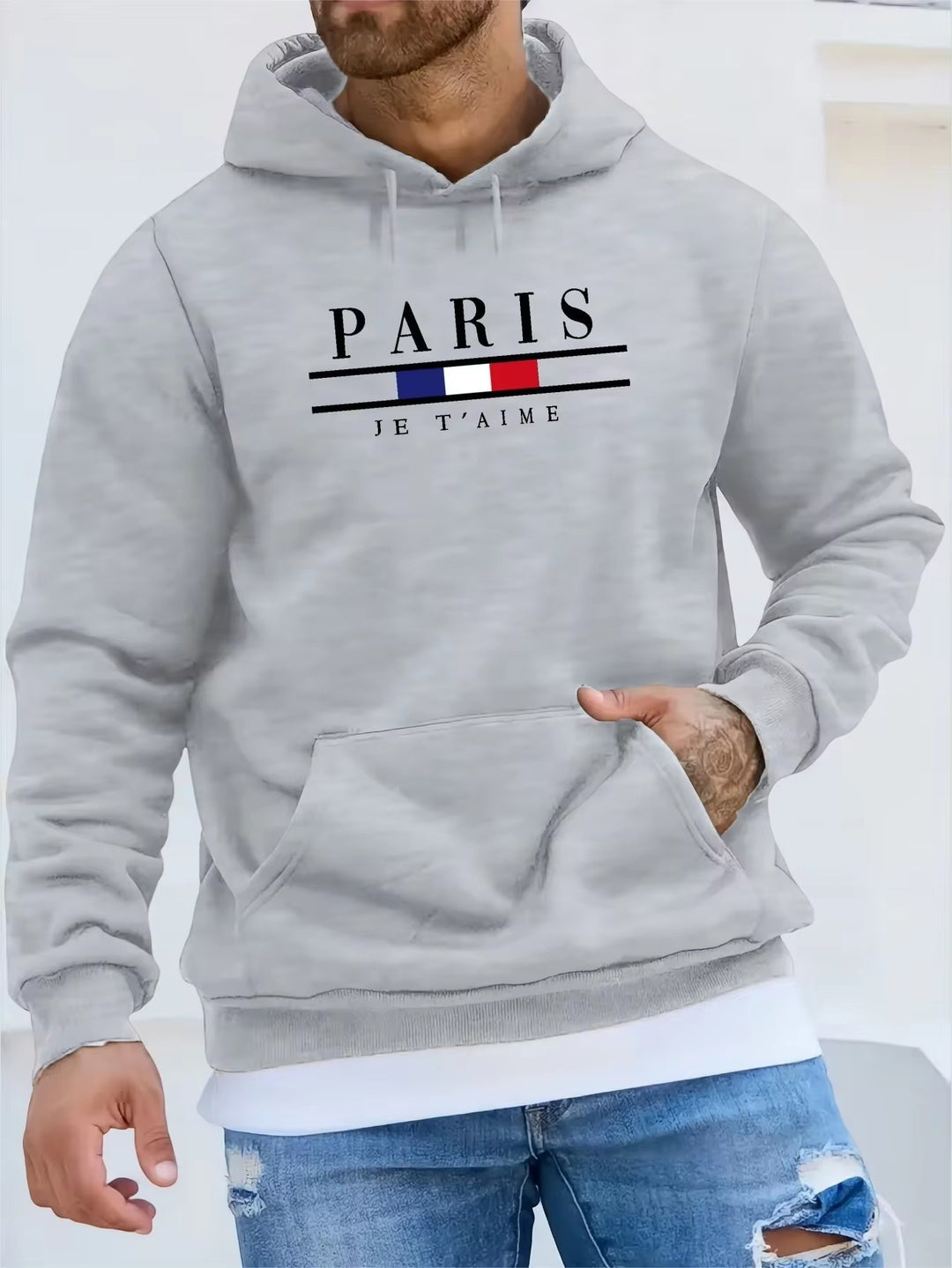 Autumn And Winter Printing Long Sleeve Loose-fitting Hoodie - Modefluss