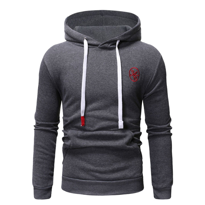 Men's Casual Solid Color Hooded Sweater Coat - Modefluss