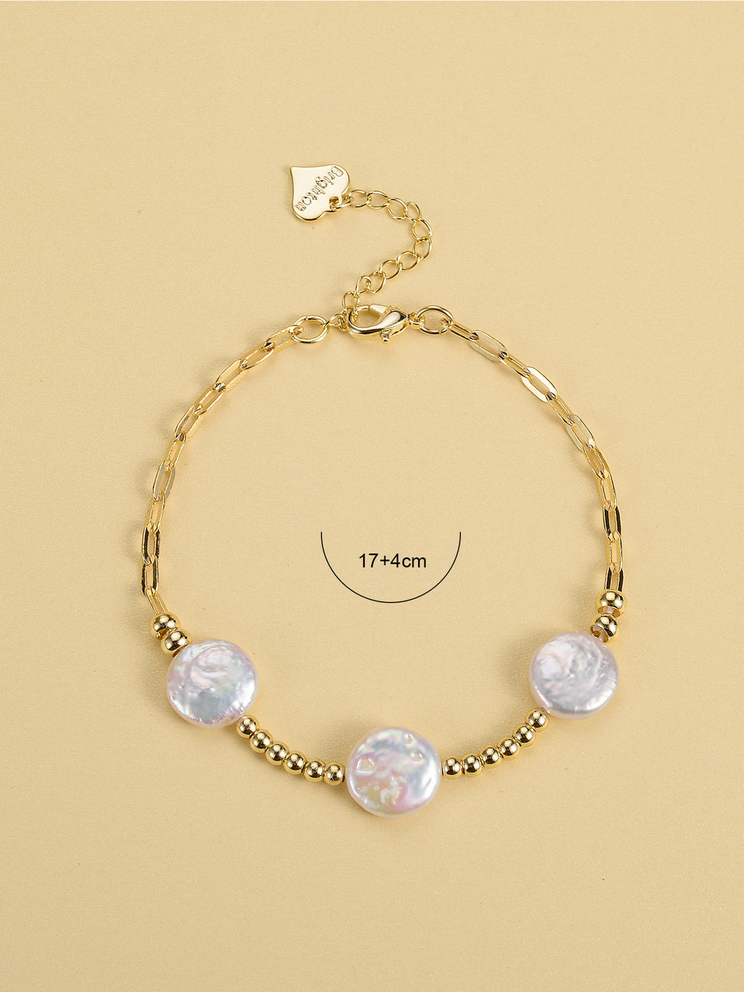 European And American Vintage Classic Metal Pearl Bracelet - Modefluss