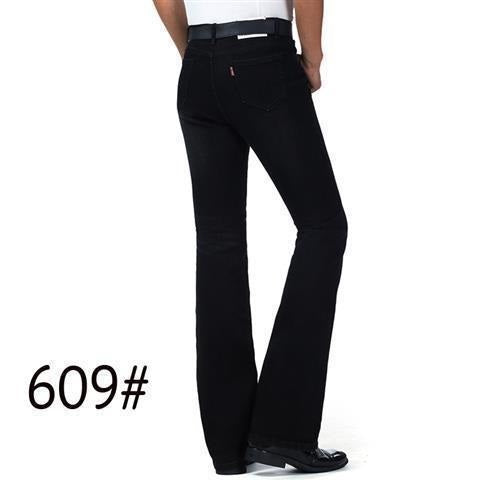 Men's Flared Pants Elastic Denim - Modefluss