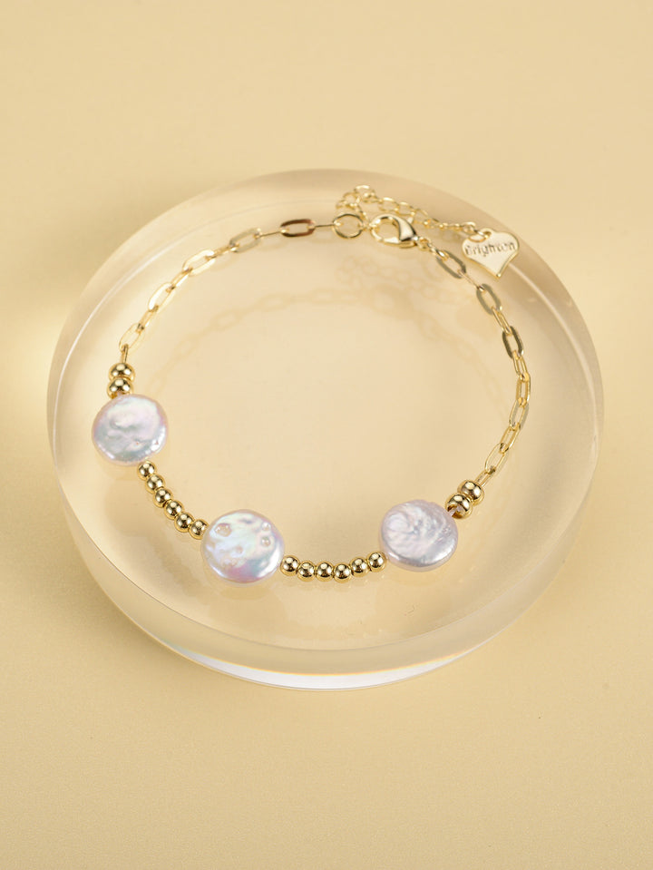 European And American Vintage Classic Metal Pearl Bracelet - Modefluss