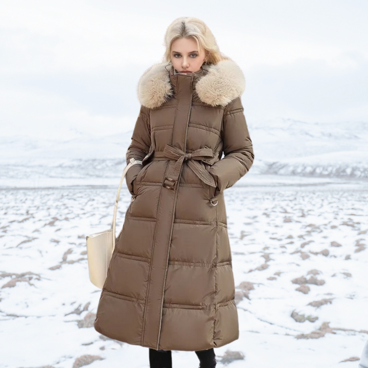 Lena™ - Parka d'hiver luxueuse avec capuche 