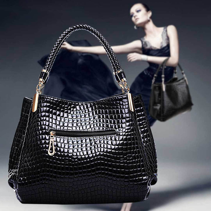 Tessa™ - Stilvolle Handtasche mit Krokodilmuster