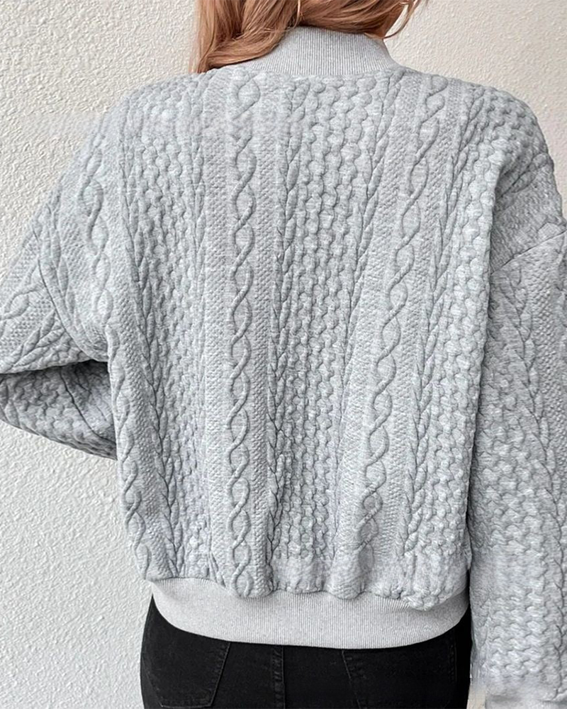 Erika™ - Bequeme Strickjacke mit handgefertigten Détails 