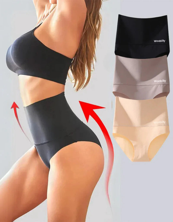 3-Pack High Waisted Tummy Control Briefs for Women
