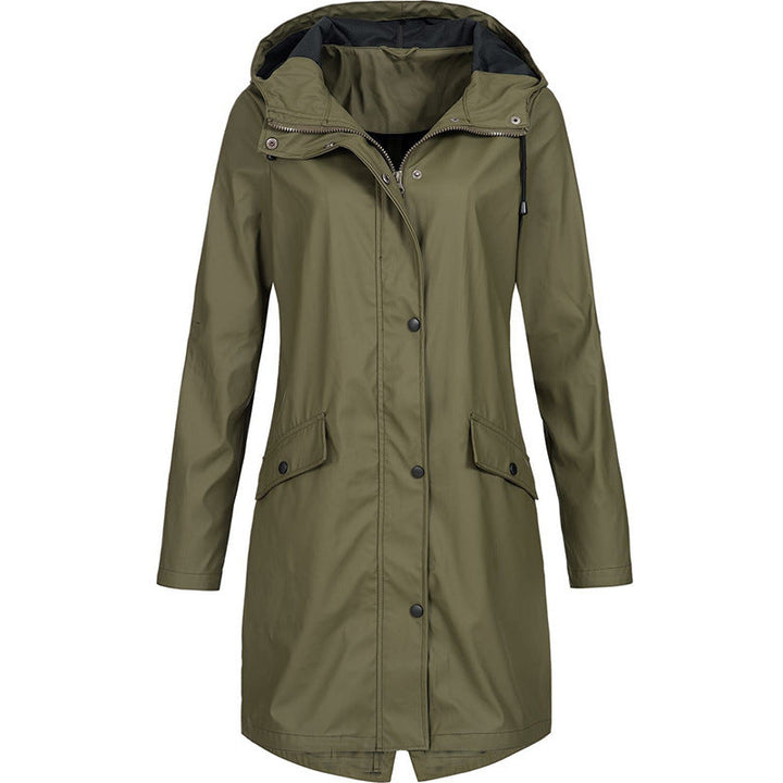 Lena™  - Moderne, Lange, Wasserdichte Jacke
