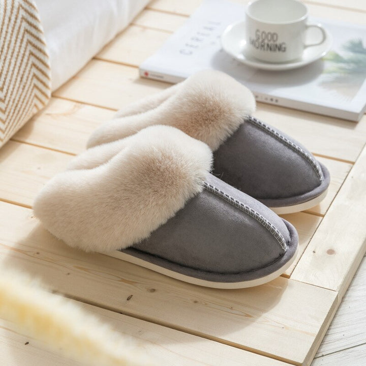 Nina™ - Warme Luxus-Hausschuhe aus Fell für den Winter