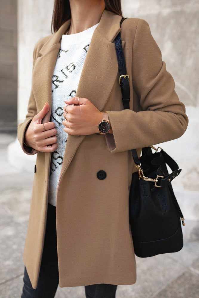 Luna™ - Manteau en laine stylé