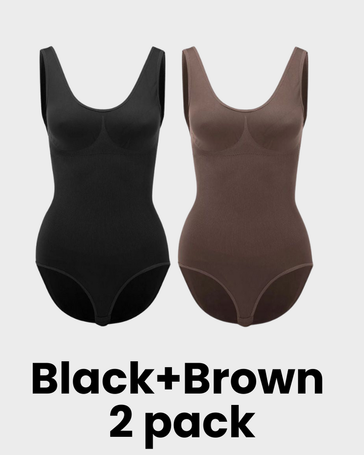 Smoothing Seamless Tank Top Bodysuit Tummy Control Shapewear