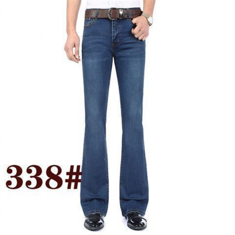 Men's Flared Pants Elastic Denim - Modefluss