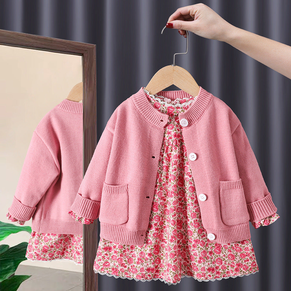 Sweet Floral Dress Children's Skirt - Modefluss