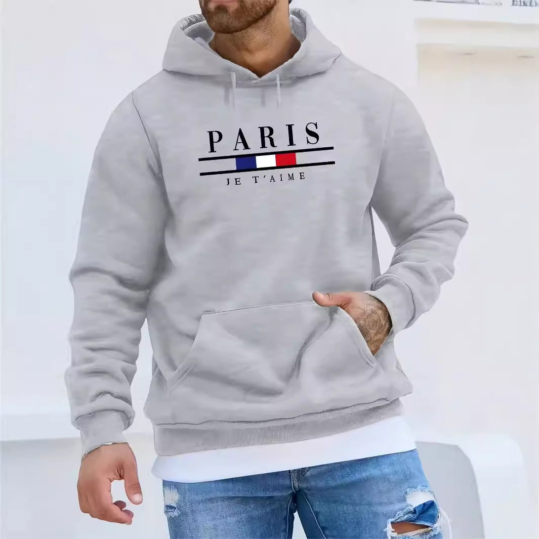 Autumn And Winter Printing Long Sleeve Loose-fitting Hoodie - Modefluss