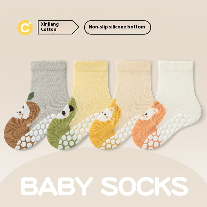Indoor And Outdoor Children Non-slip Floor Socks Cartoon - Modefluss