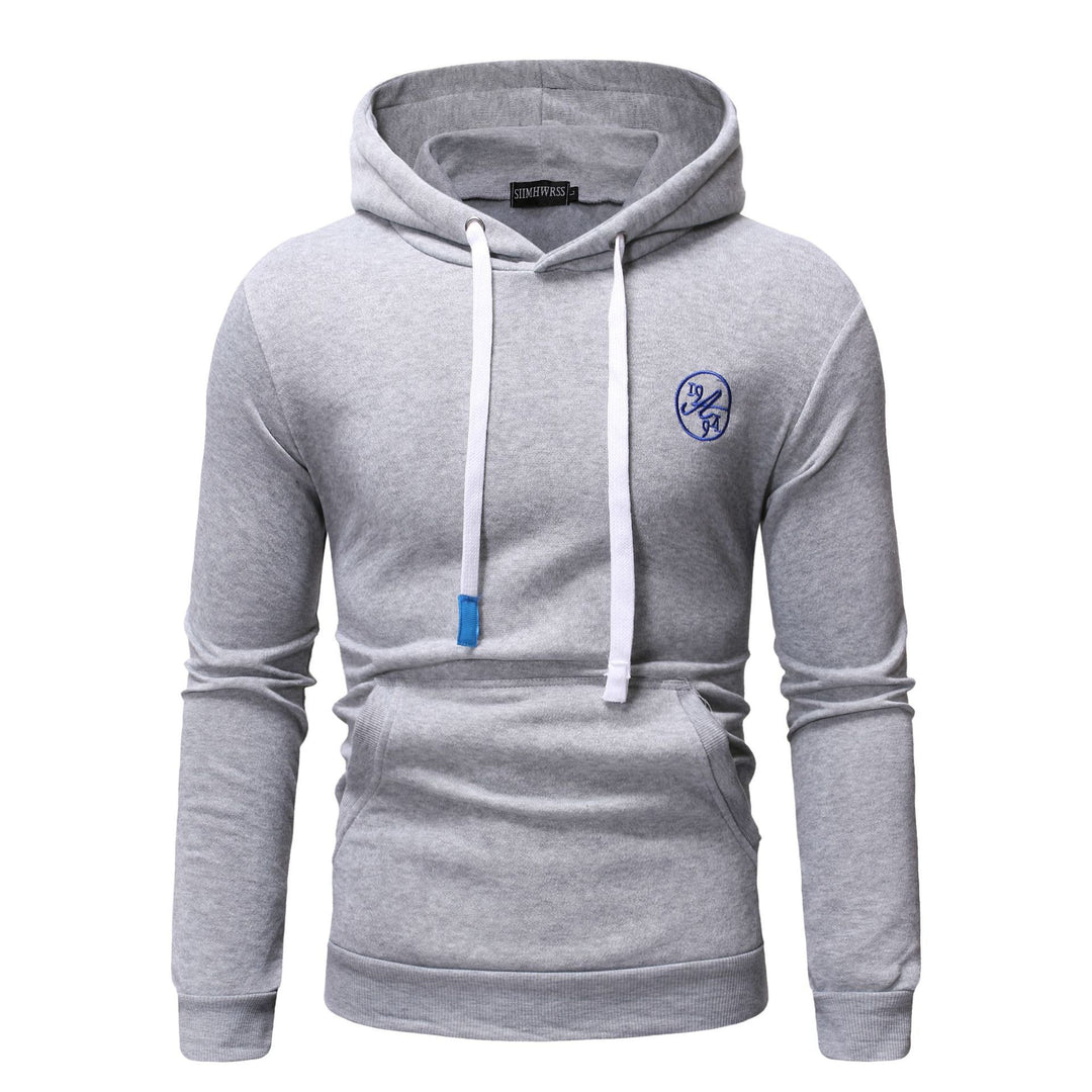 Men's Casual Solid Color Hooded Sweater Coat - Modefluss