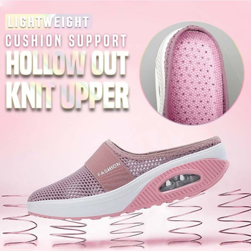 Emma - Chaussures de marche à enfiler avec coussin orthopédique