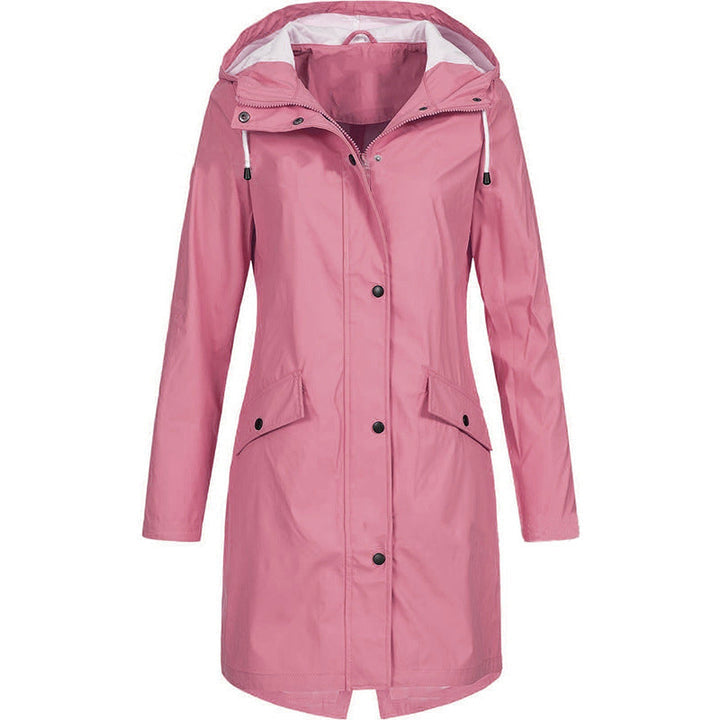 Lena™  - Moderne, Lange, Wasserdichte Jacke