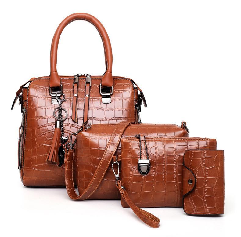 Harper™ - 4-teiliges modernes Ledertaschenset