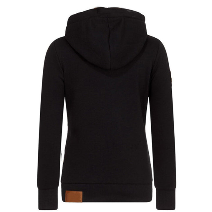 Women's New Long-sleeved Hooded Stitching Sweater - Modefluss