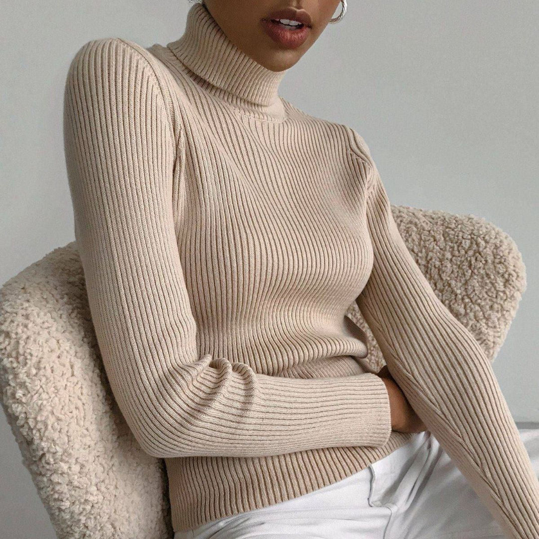 Turtleneck Sweaters Bottoming Shirt European And American - Modefluss