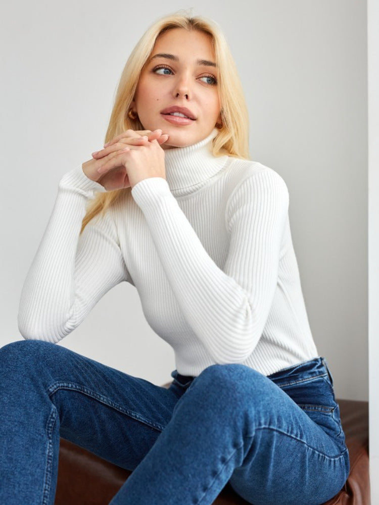Turtleneck Sweaters Bottoming Shirt European And American - Modefluss