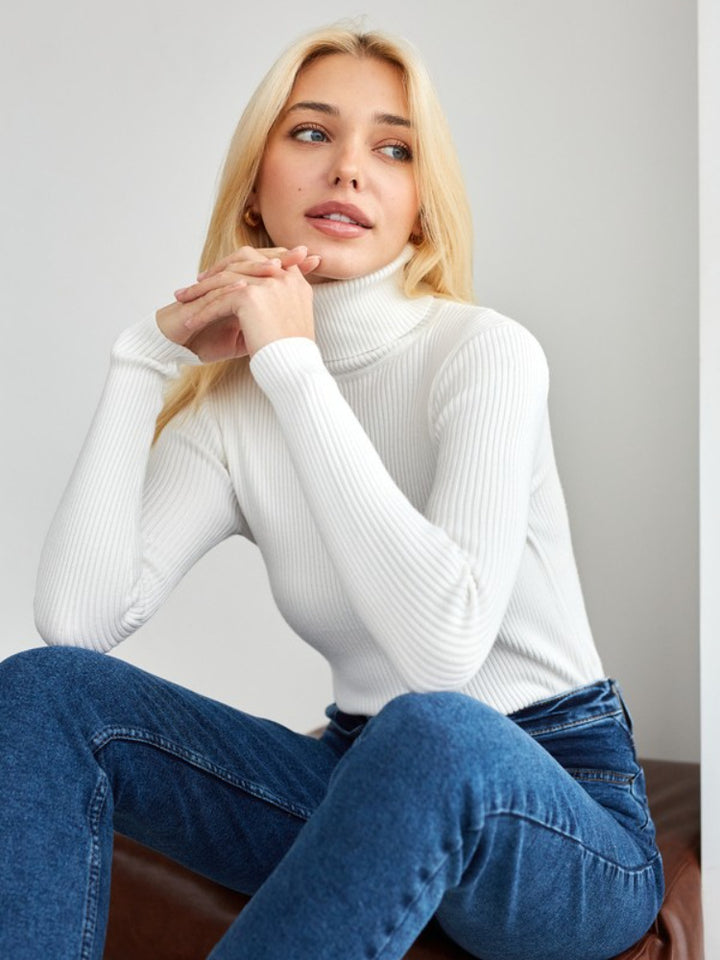 Turtleneck Sweaters Bottoming Shirt European And American - Modefluss