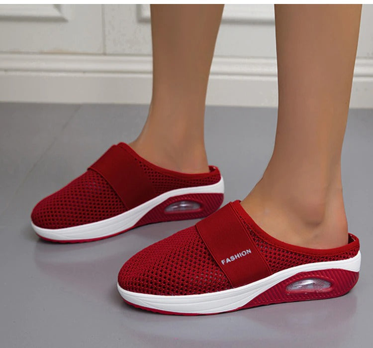 Emma - Chaussures de marche à enfiler avec coussin orthopédique