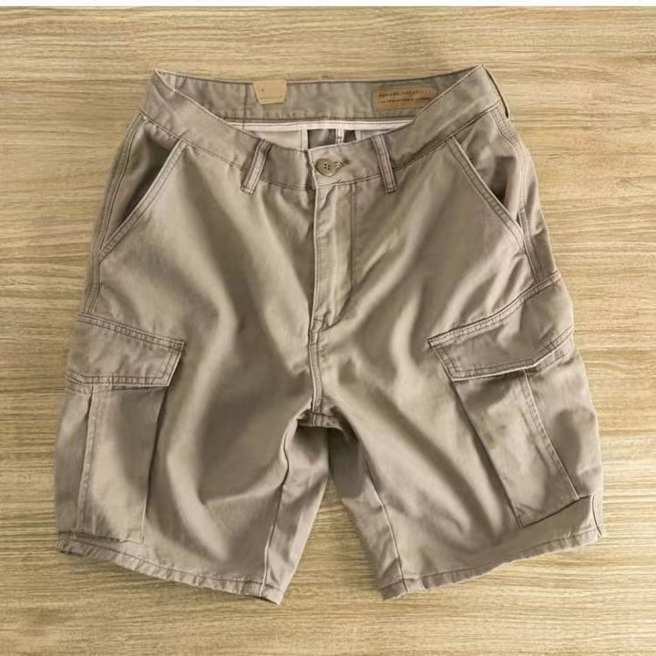 Workwear Casual Men's Loose Summer All-matching Straight Fifth Pants - Modefluss