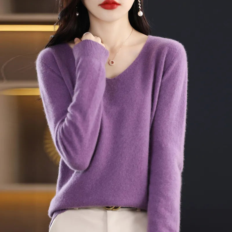 Ella™ - Bequemer weicher Kaschmirpullover - Modefluss
