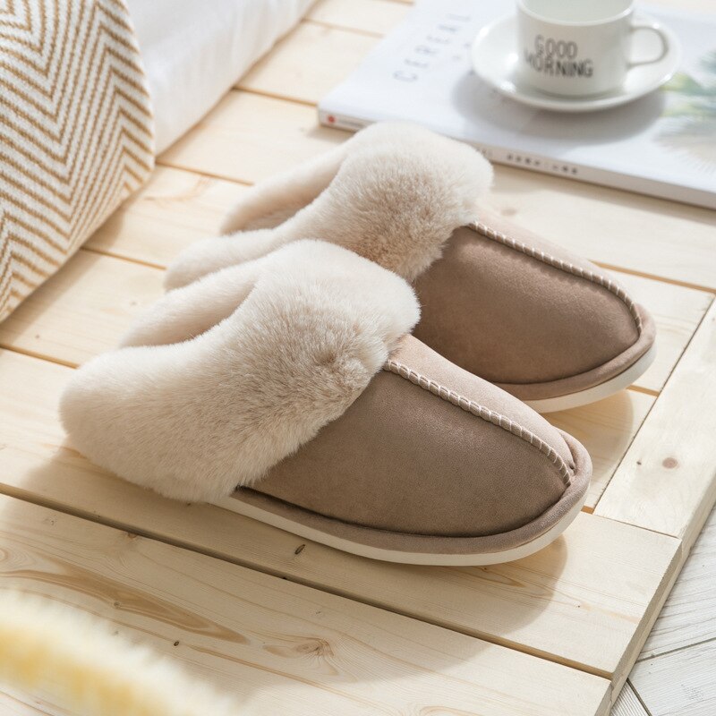 Nina™ - Warme Luxus-Hausschuhe aus Fell für den Winter