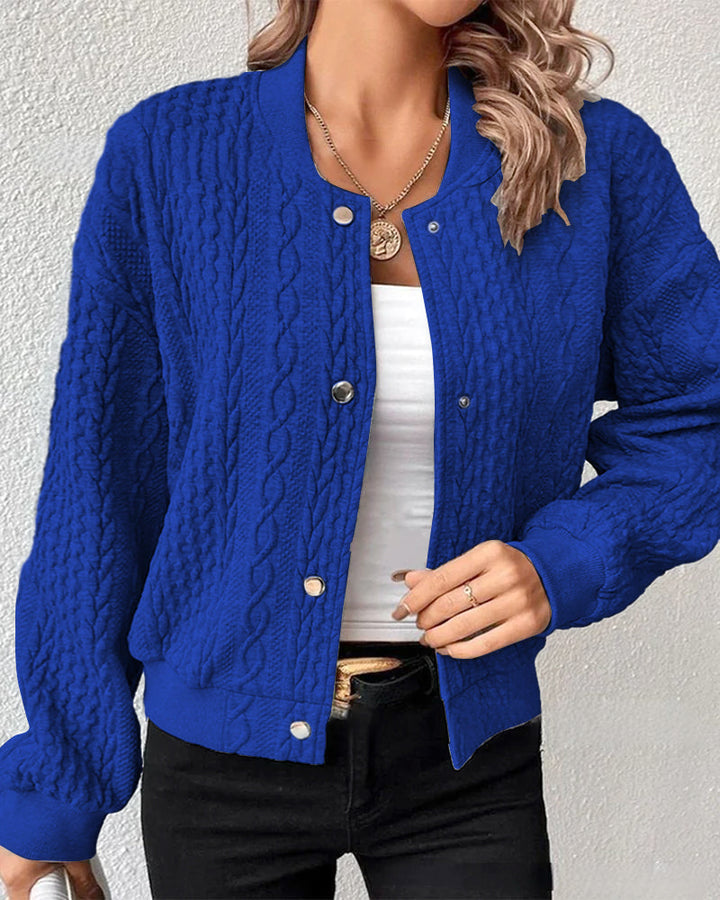 Erika™ - Bequeme Strickjacke mit handgefertigten Détails 