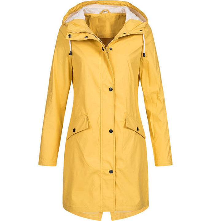 Lena™  - Moderne, Lange, Wasserdichte Jacke