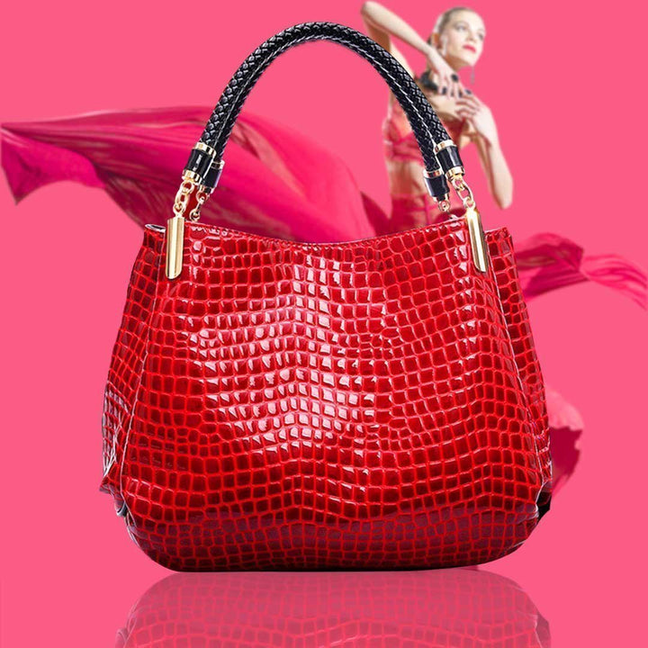 Tessa™ - Stilvolle Handtasche mit Krokodilmuster
