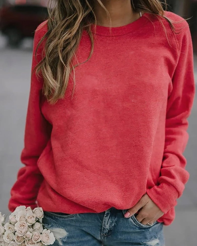 Eliza™ - Stilvolles, bequemes Sweatshirt mit Rundhalsausschnitt - Modefluss
