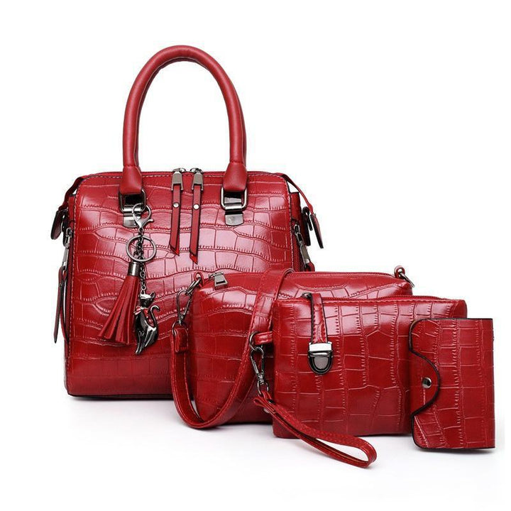 Harper™ - 4-teiliges modernes Ledertaschenset