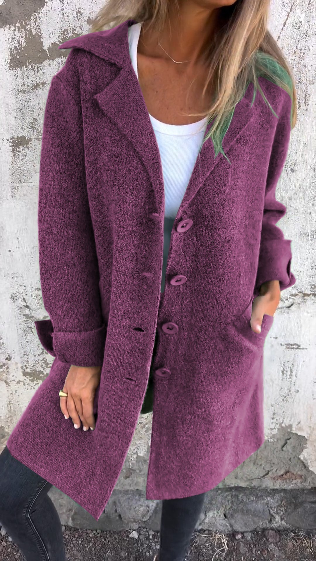 Greta™ - Lässiger, plus chaud, plus long manteau de cheminée