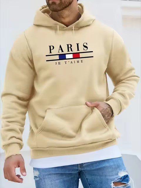 Autumn And Winter Printing Long Sleeve Loose-fitting Hoodie - Modefluss