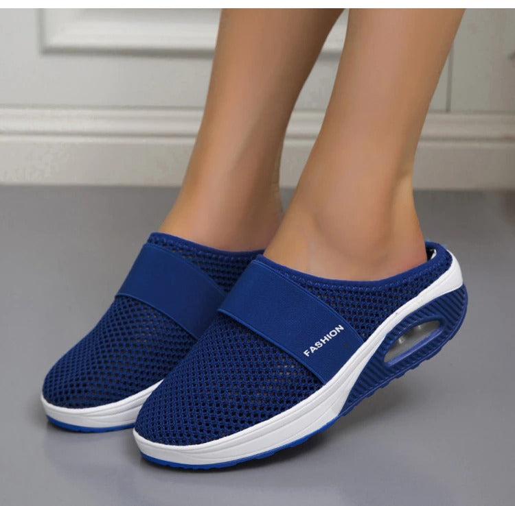 Emma - Chaussures de marche à enfiler avec coussin orthopédique